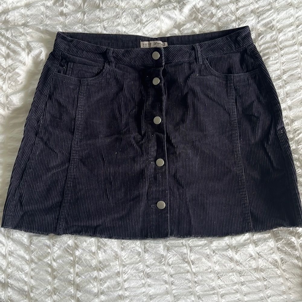 Corduroy Mini Skirt
